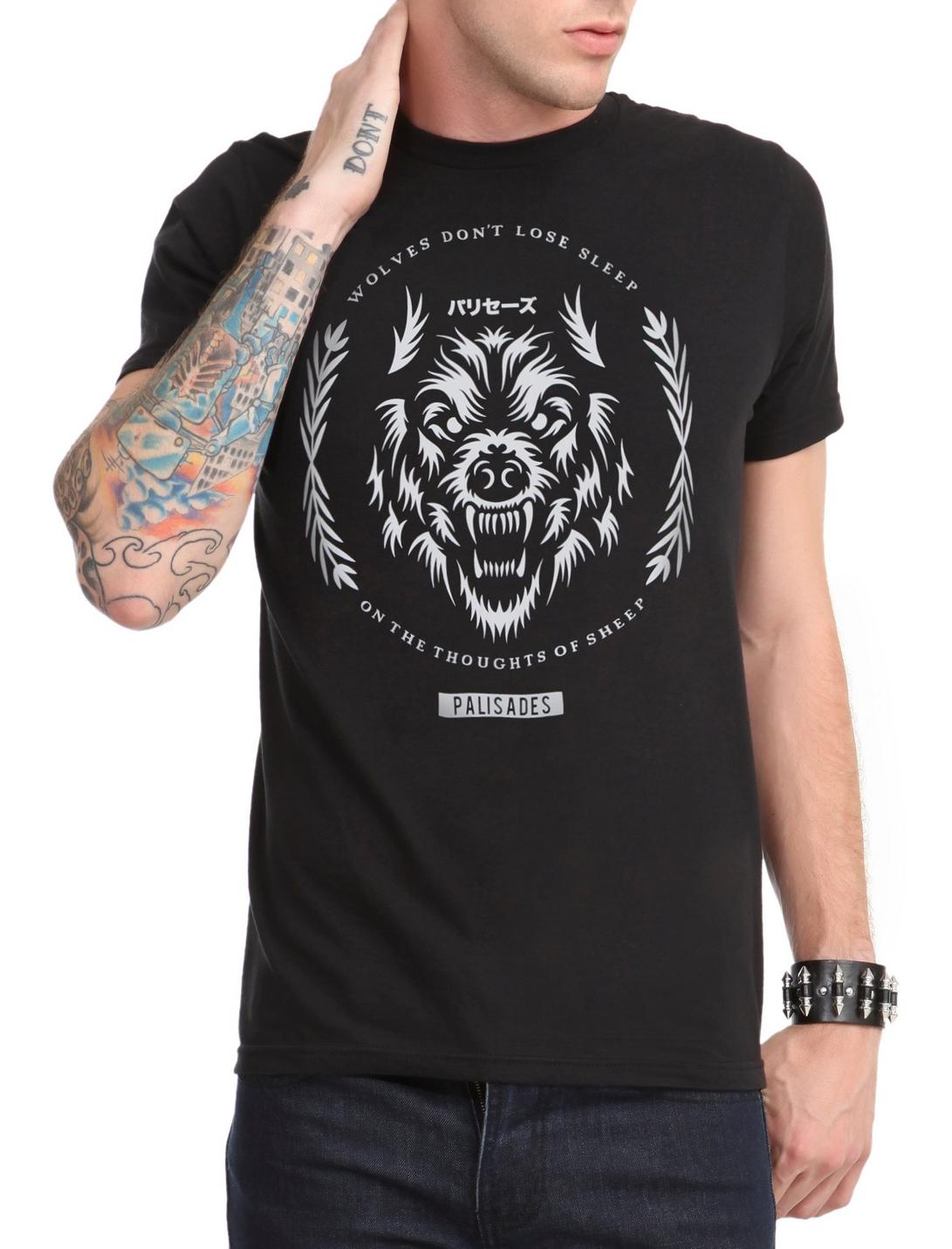 Palisades Wolf T-Shirt, BLACK, hi-res