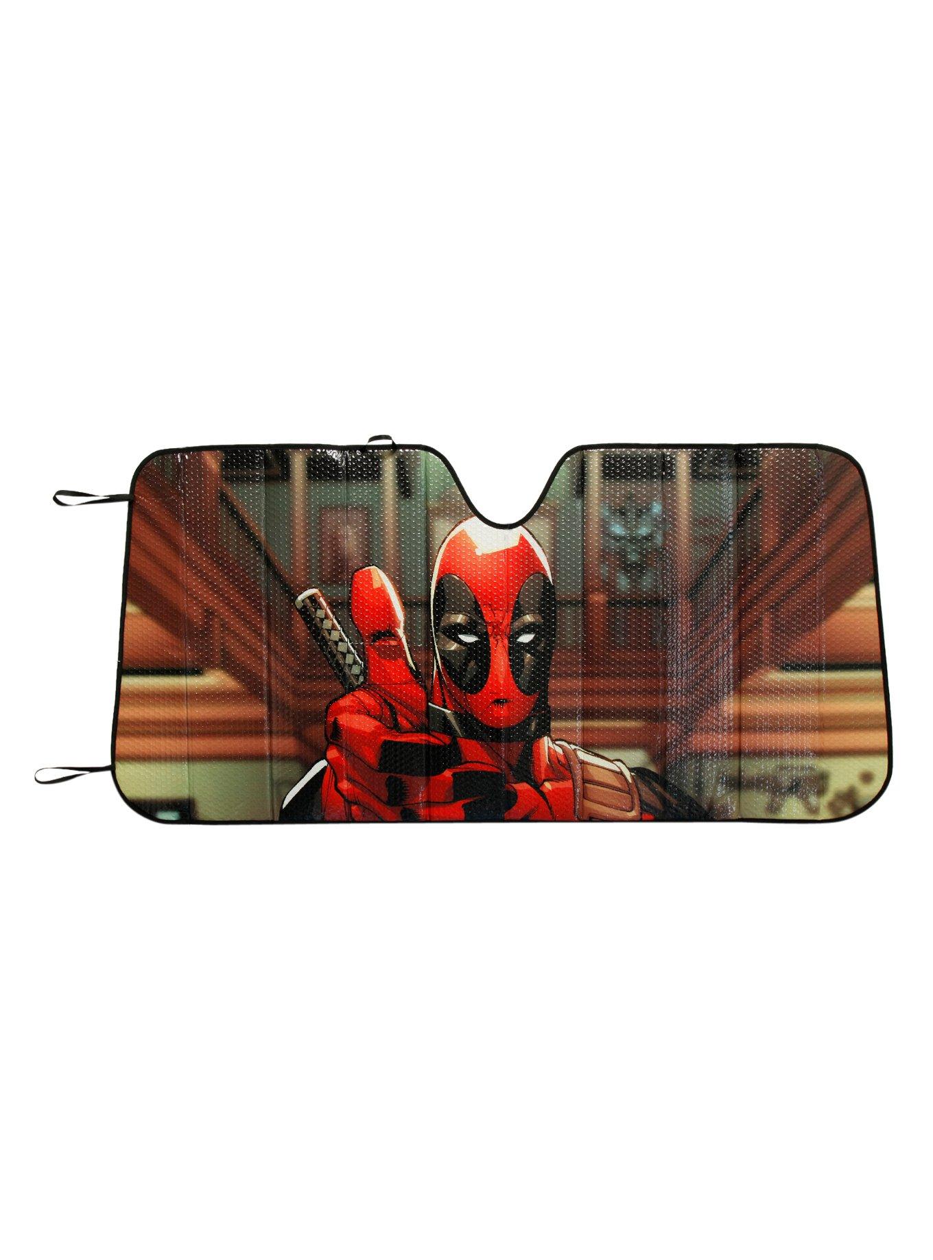 Marvel Deadpool Thumbs Up Accordion Sunshade, , hi-res