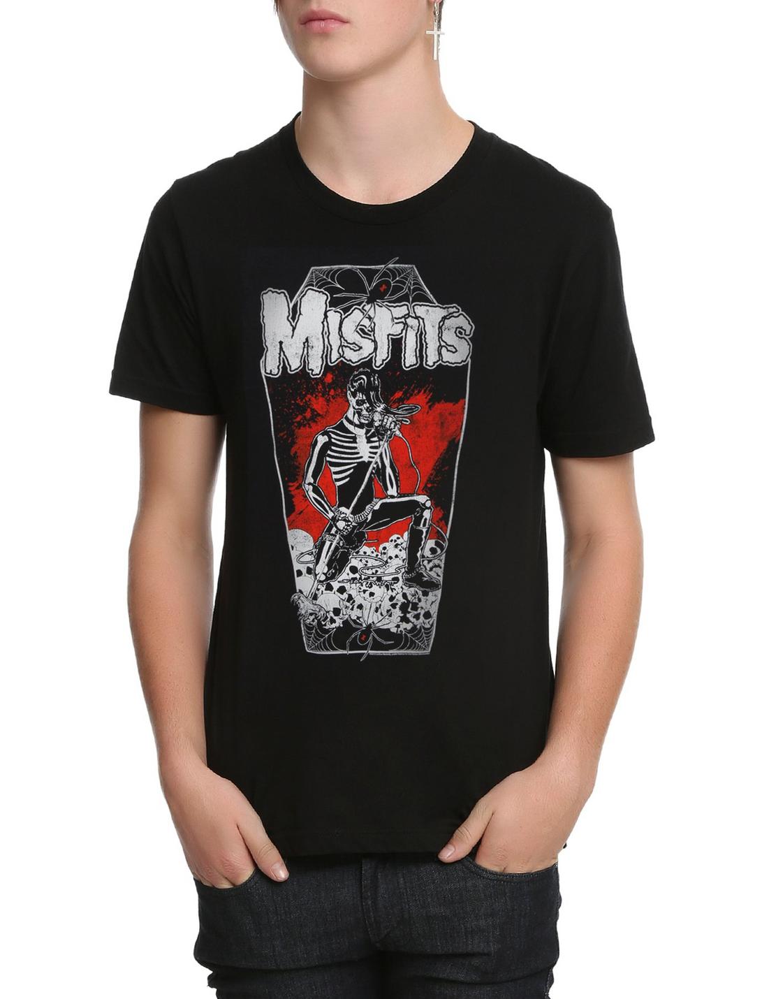 Misfits Brutality Coffin T-Shirt, BLACK, hi-res