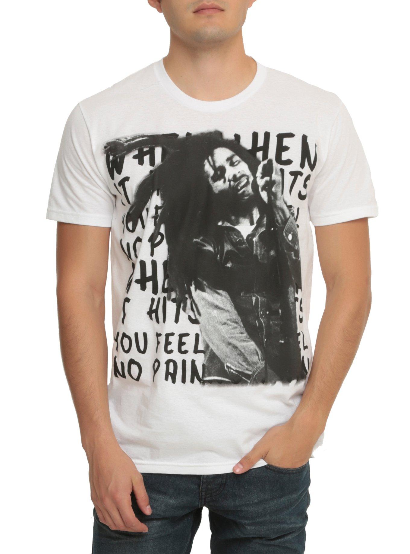 Bob Marley When It Hits T-Shirt, WHITE, hi-res