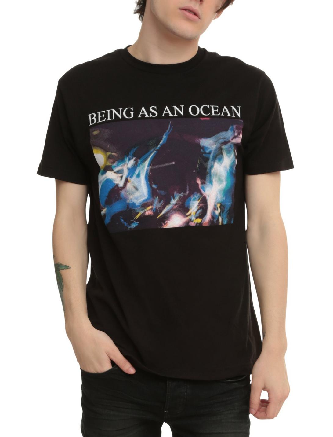 Being As An Ocean Color Swirl T-Shirt, BLACK, hi-res