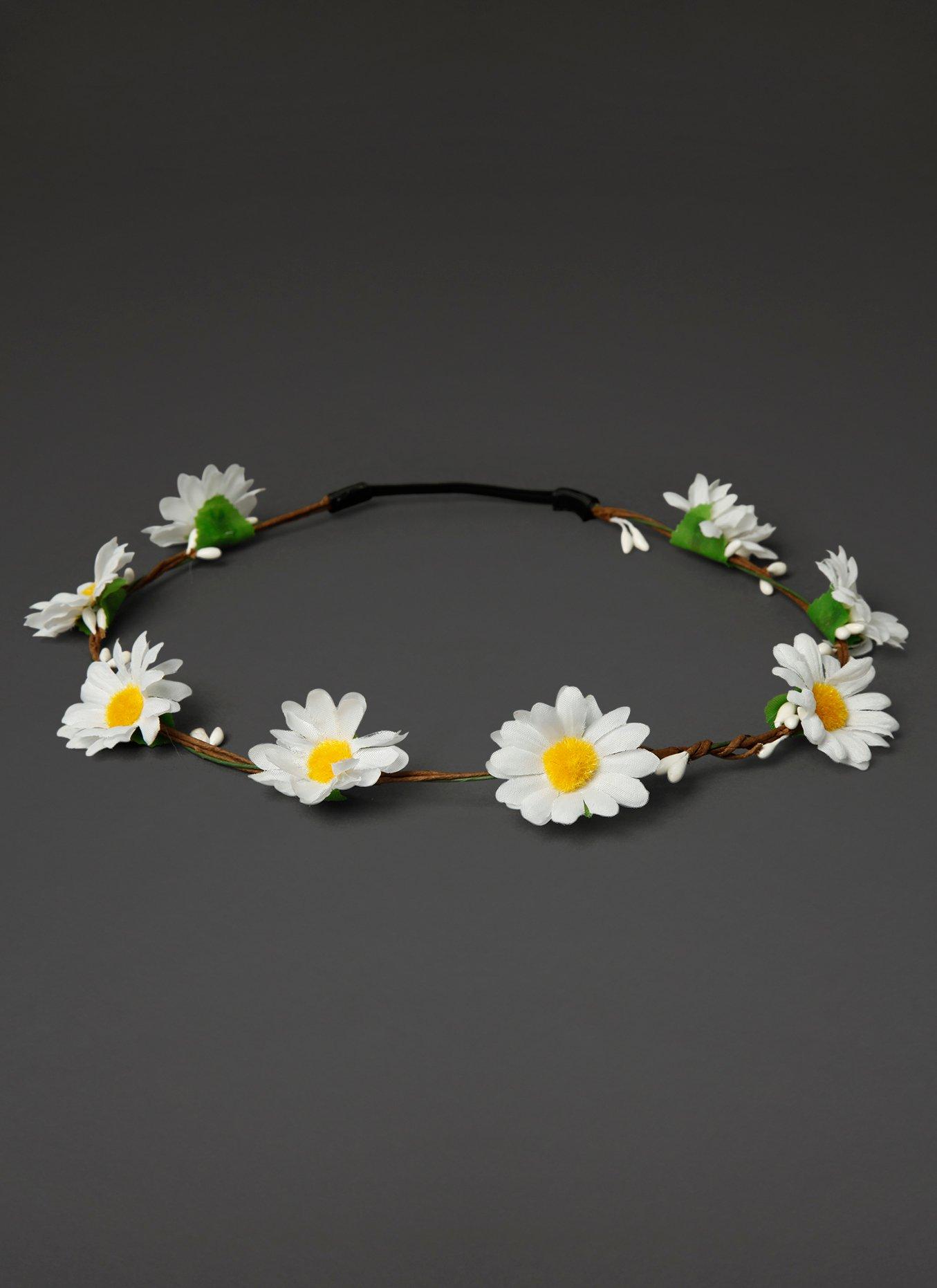 Daisy Flower Crown, , hi-res