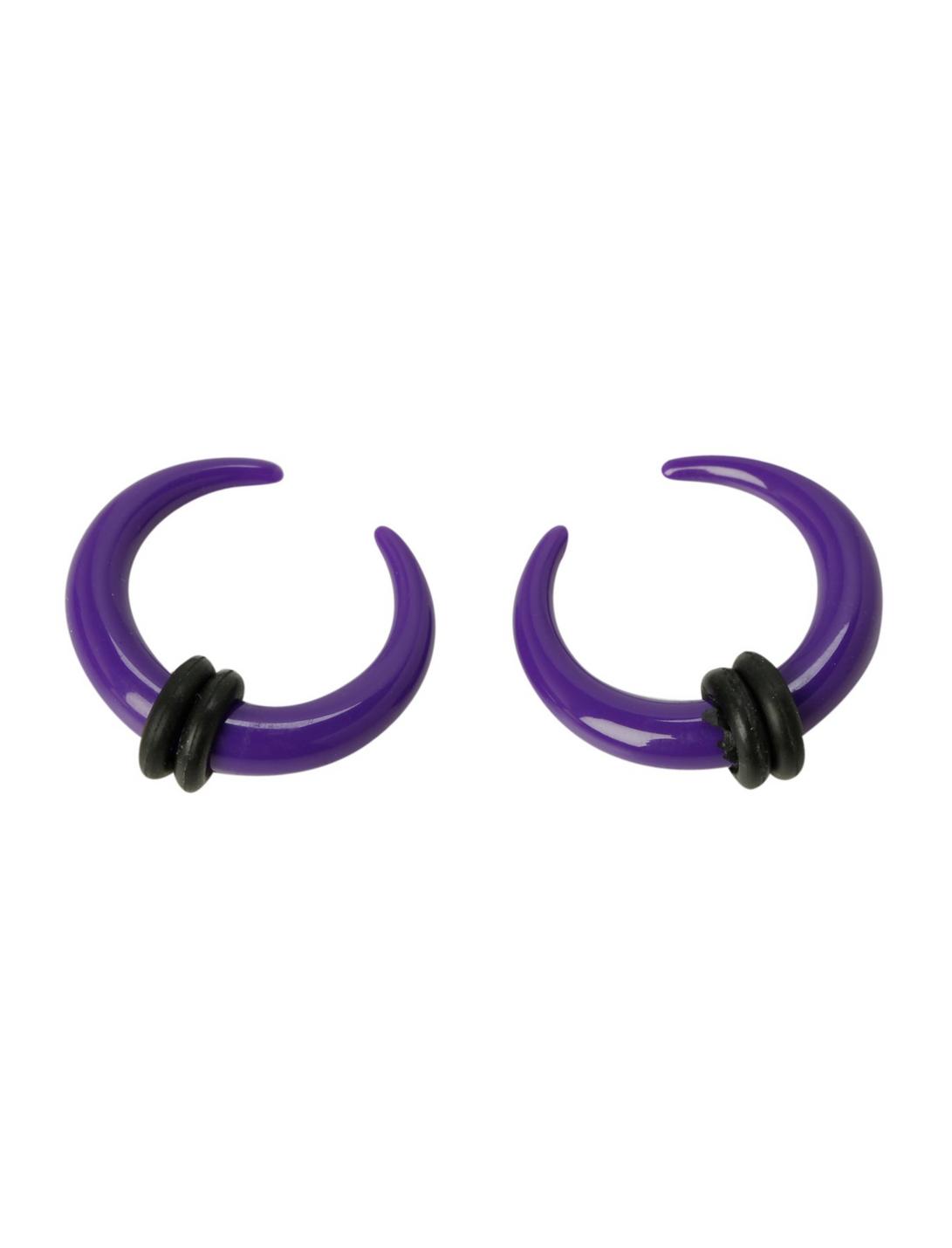 Acrylic Purple Pincher 2 Pack, BLACK, hi-res