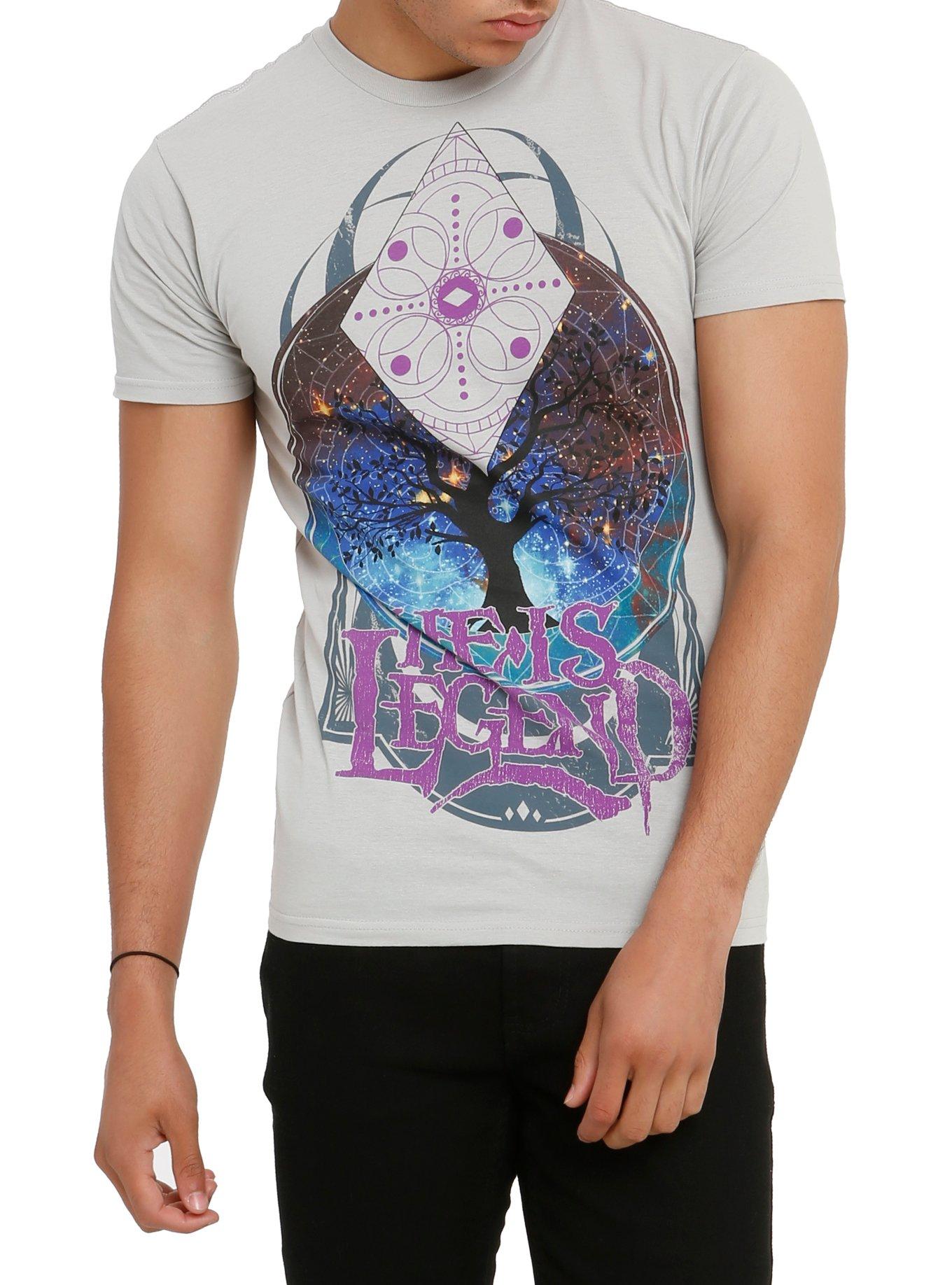 He Is Legend Galaxy Tree T-Shirt, , hi-res