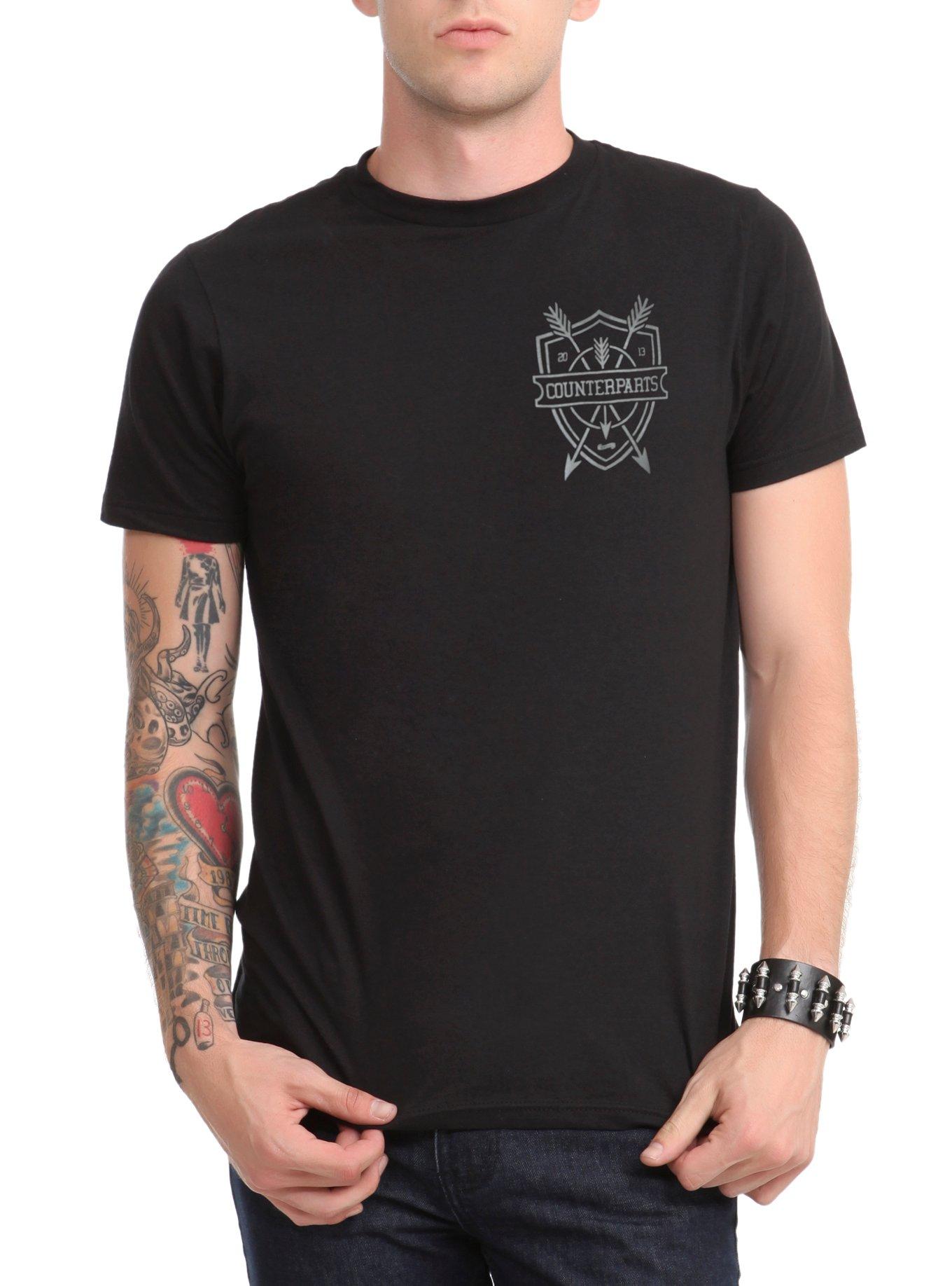Counterparts Axes T-Shirt, BLACK, hi-res