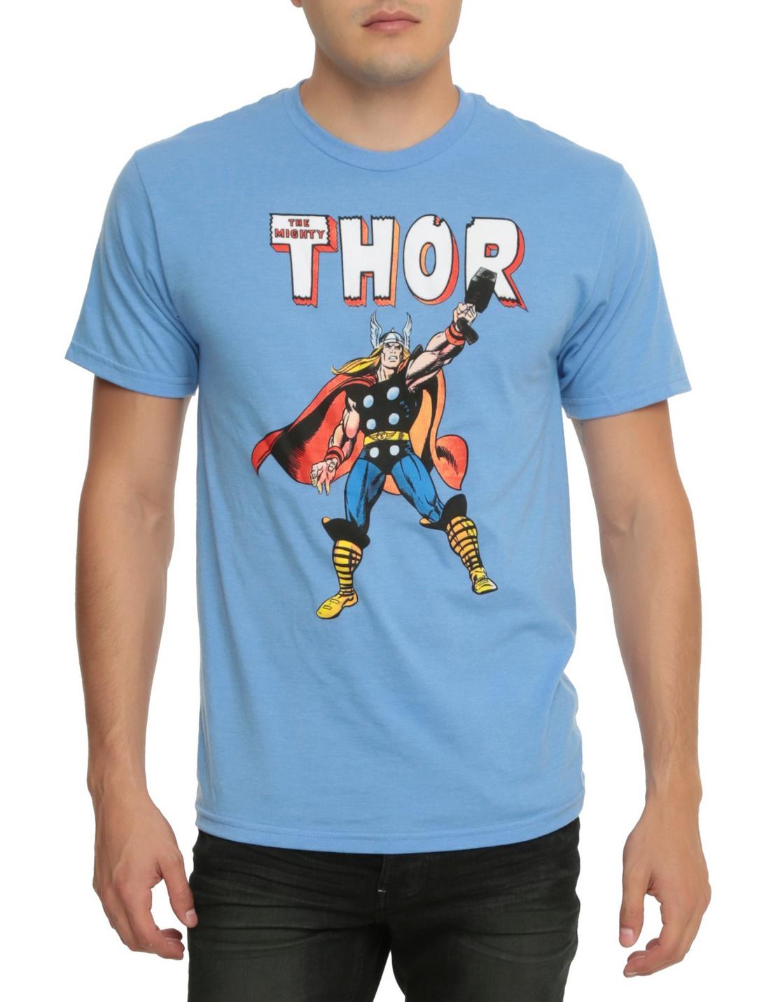 Marvel The Mighty Thor T-Shirt, LIGHT BLUE, hi-res