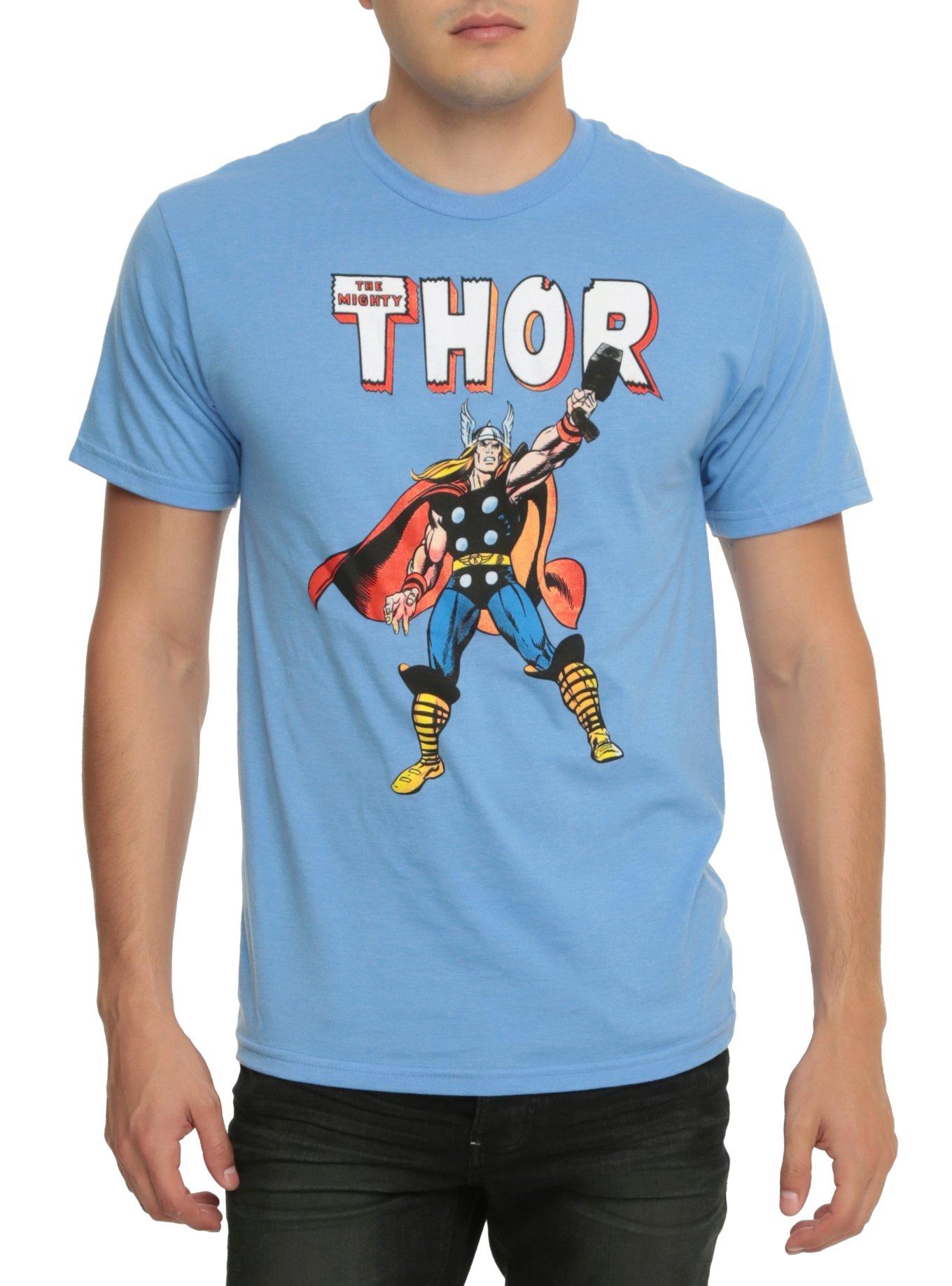 Marvel The Mighty Thor T-Shirt, LIGHT BLUE, hi-res
