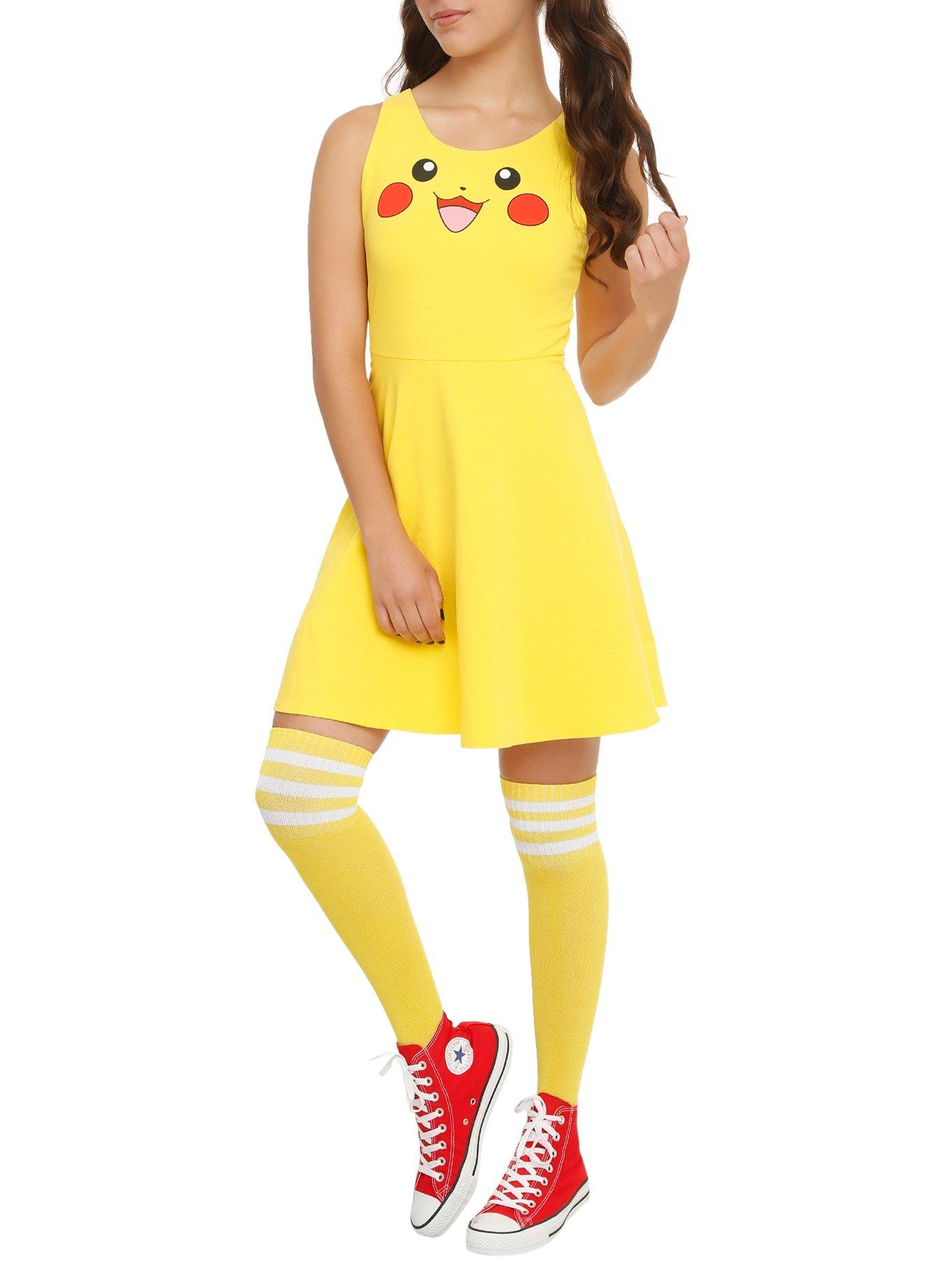 Pokemon Pikachu Costume Dress, BLACK, hi-res