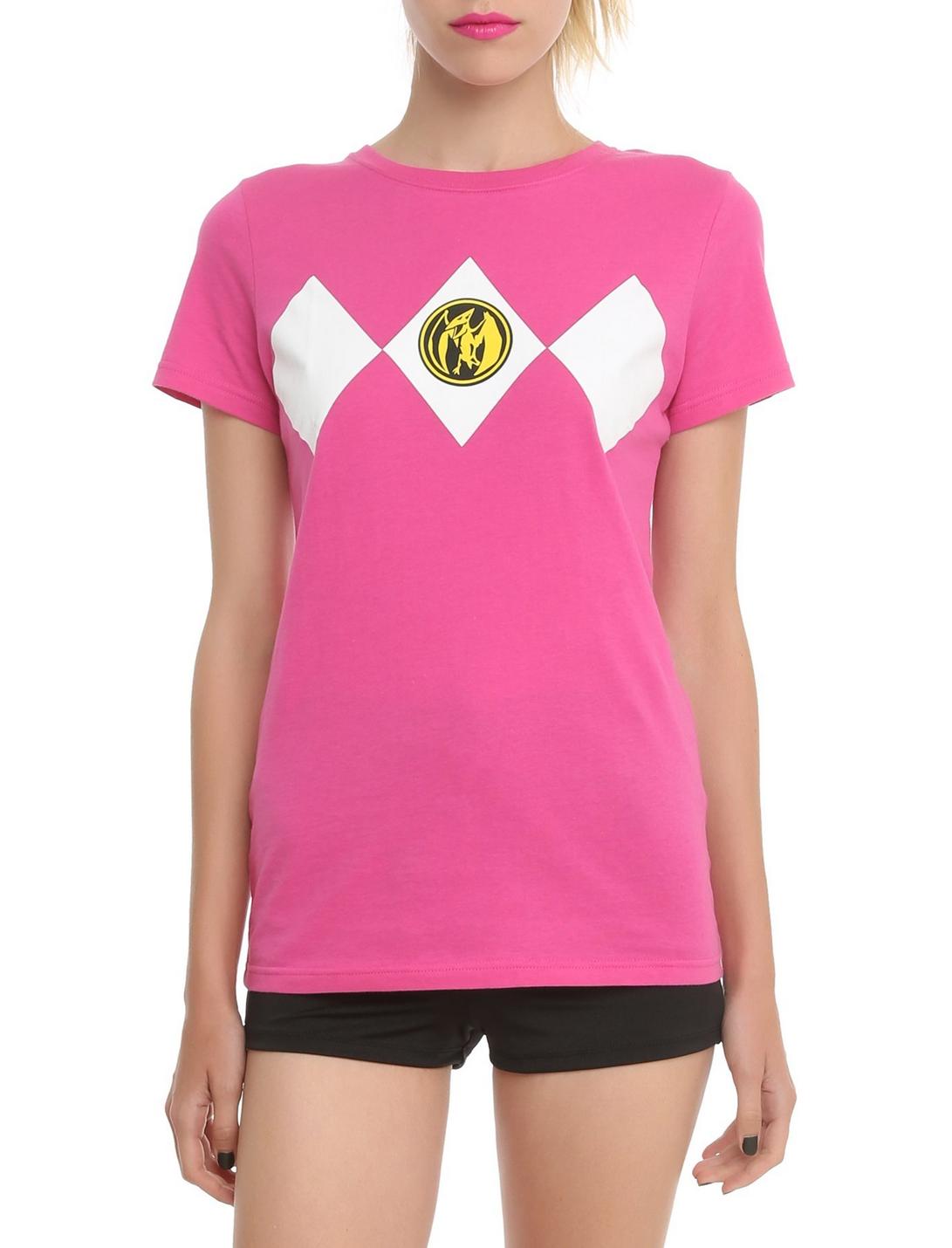 Mighty Morphin Power Rangers Pink Ranger Girls T-Shirt, PINK, hi-res