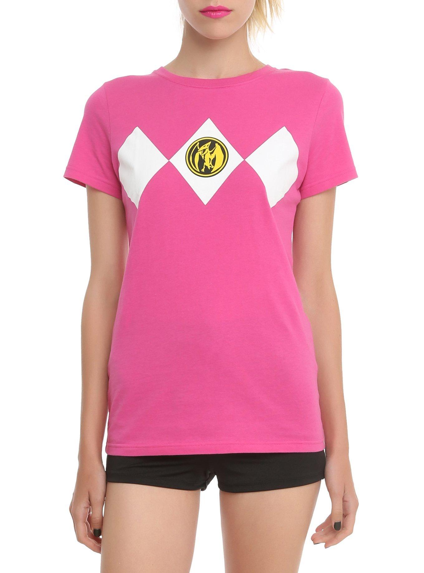 Mighty Morphin Power Rangers Pink Ranger Girls T-Shirt, PINK, hi-res
