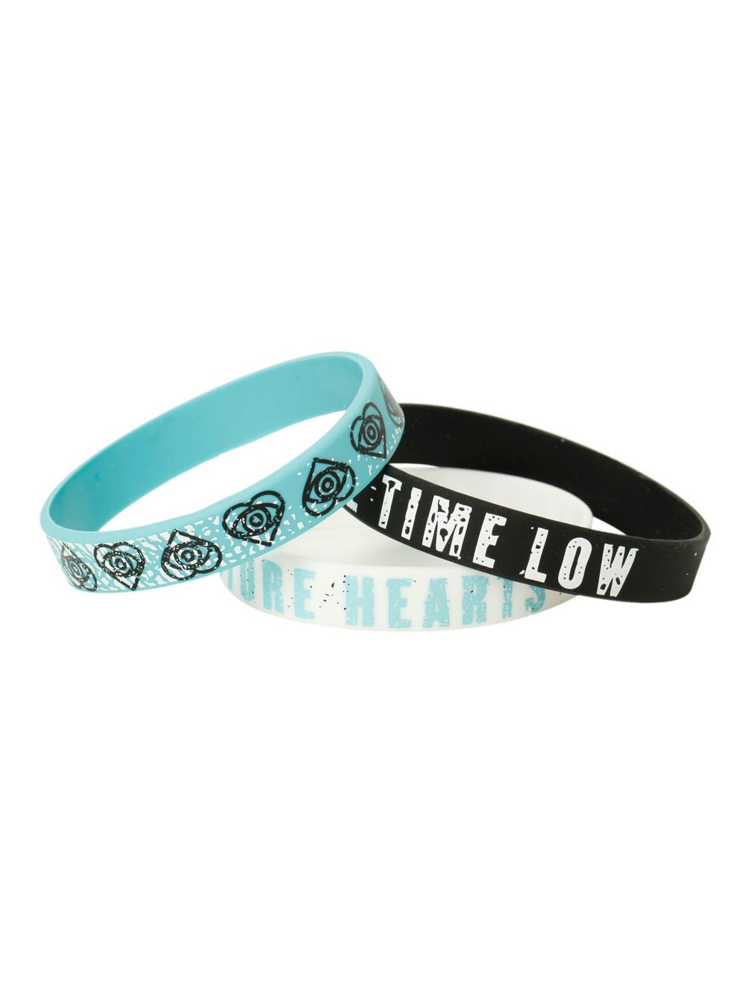 All Time Low Future Hearts Rubber Bracelet 3 Pack, , hi-res
