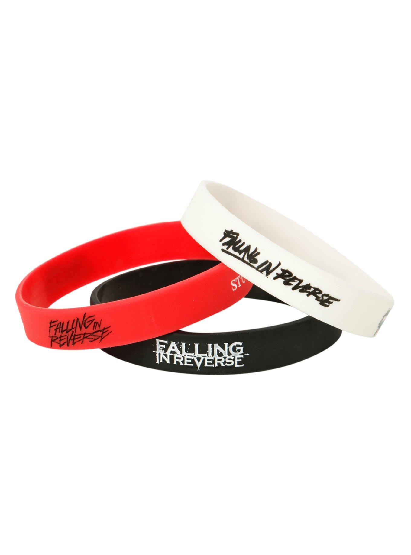 Falling In Reverse Just Like You Rubber Bracelet 3 Pack, , hi-res