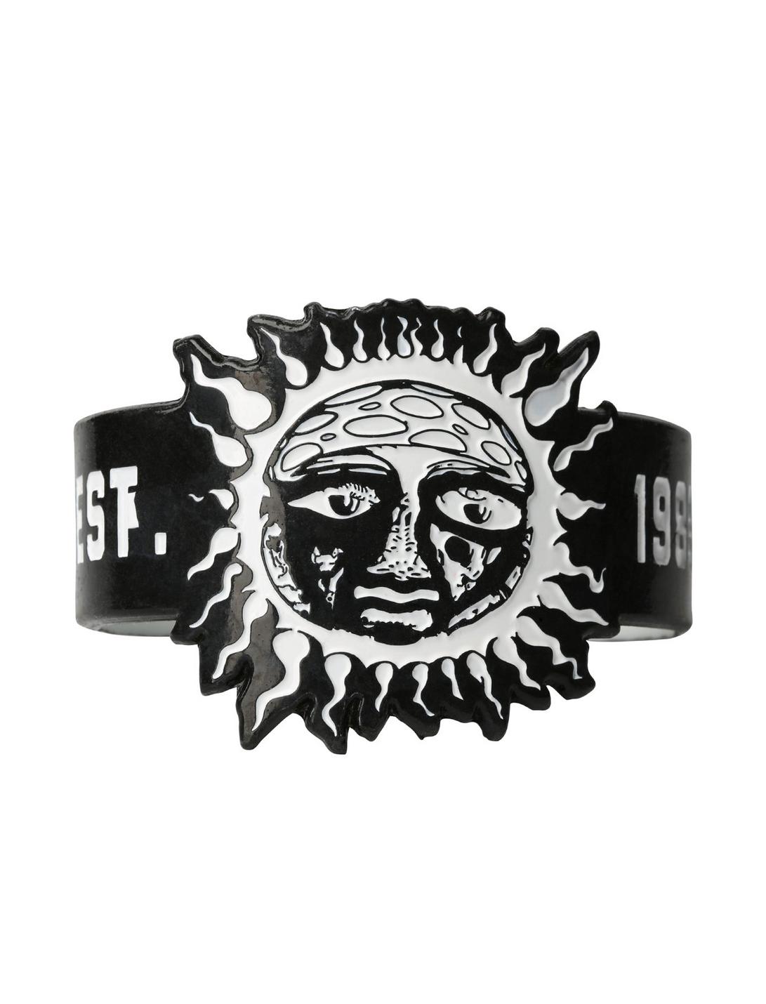 Sublime 1988 Sun Logo Die-Cut Rubber Bracelet, , hi-res