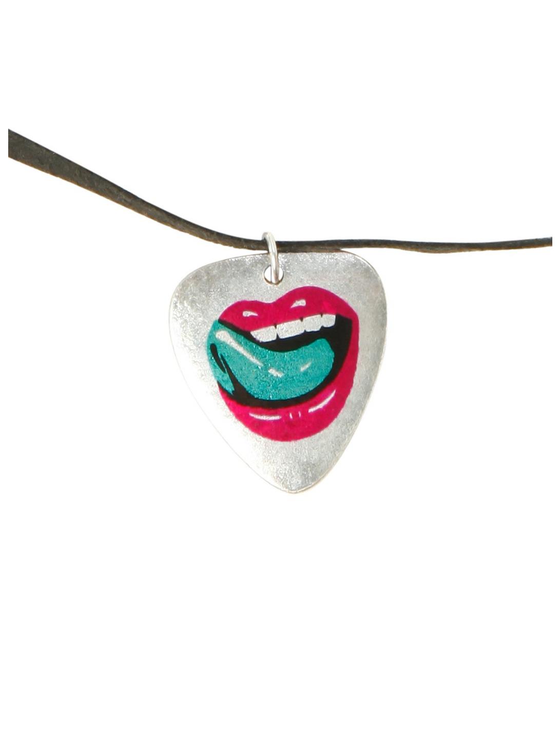 Falling In Reverse Just Like You Pick Cord Necklace, , hi-res