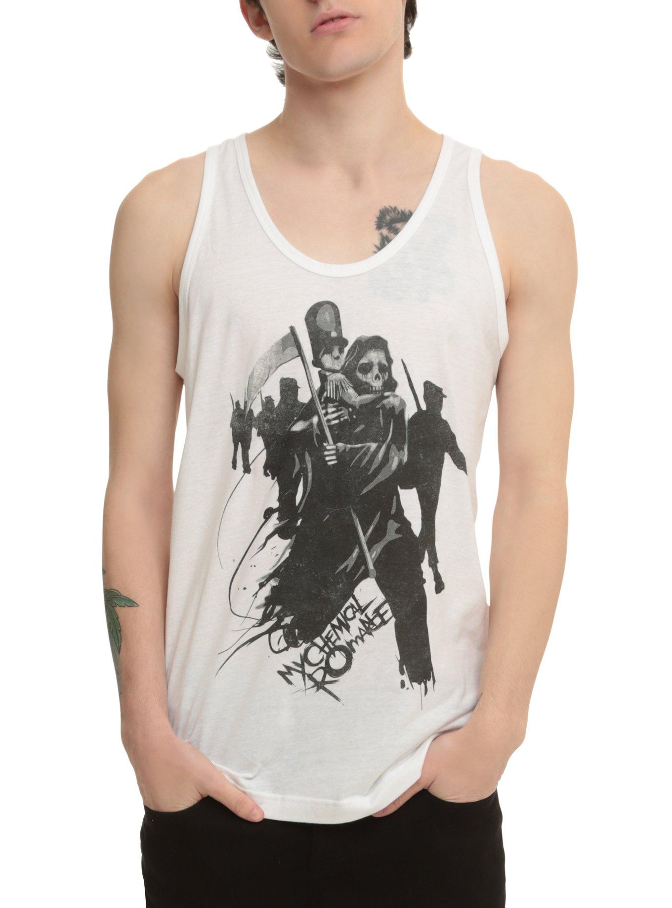 My Chemical Romance Reaper Tank Top, WHITE, hi-res