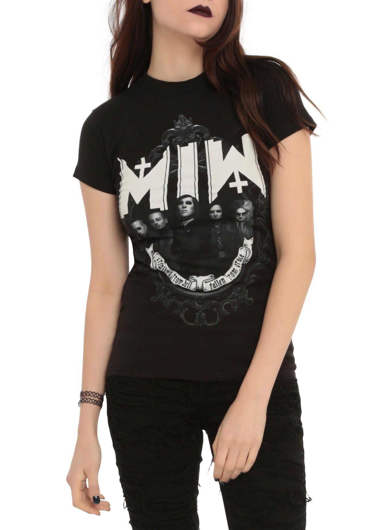 Motionless In White Framed Photo Girls T-Shirt, BLACK, hi-res