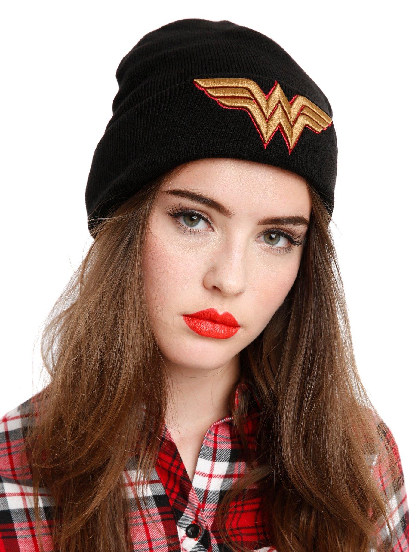 DC Comics Wonder Woman Watchman Beanie, , hi-res