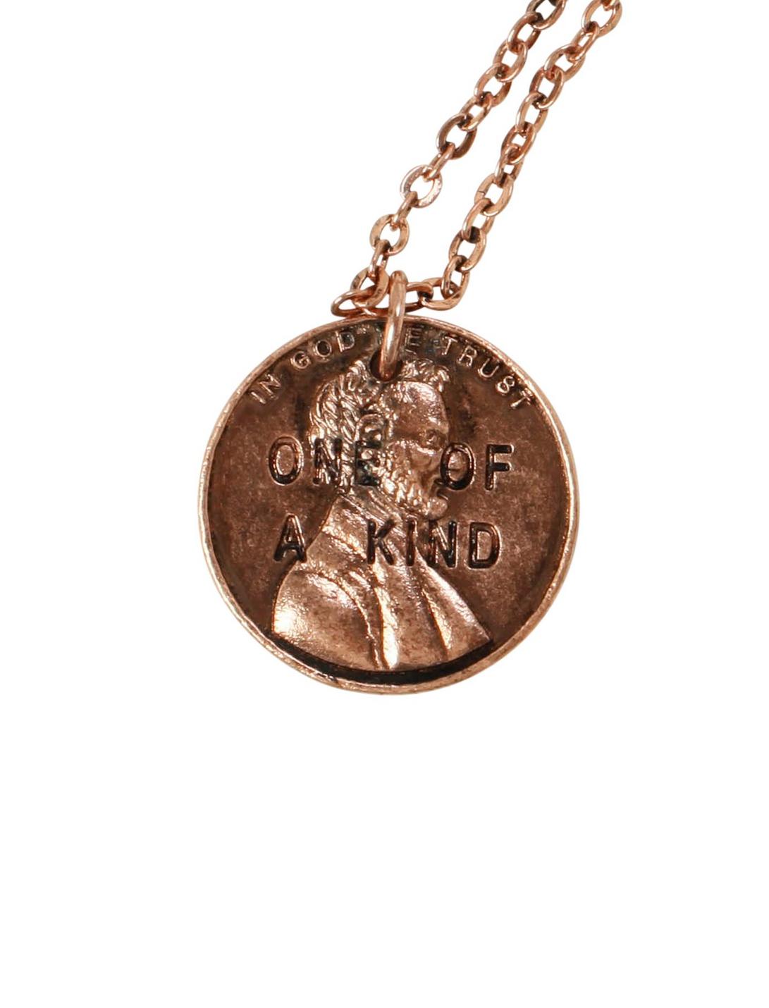 LOVEsick One Of A Kind Penny Necklace, , hi-res