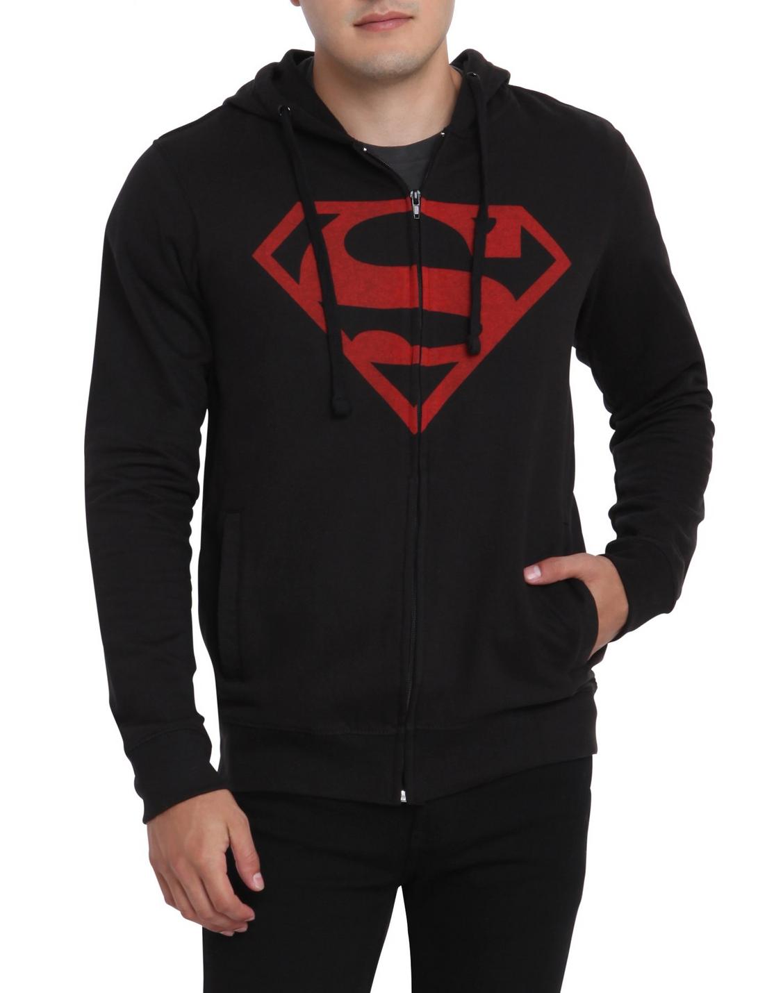 DC Comics Superboy Hoodie, BLACK, hi-res