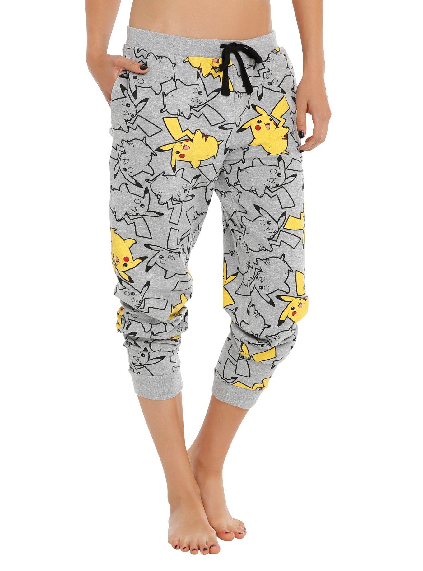 Pokemon Pikachu Girls Jogger Pants, LIGHT GRAY, hi-res