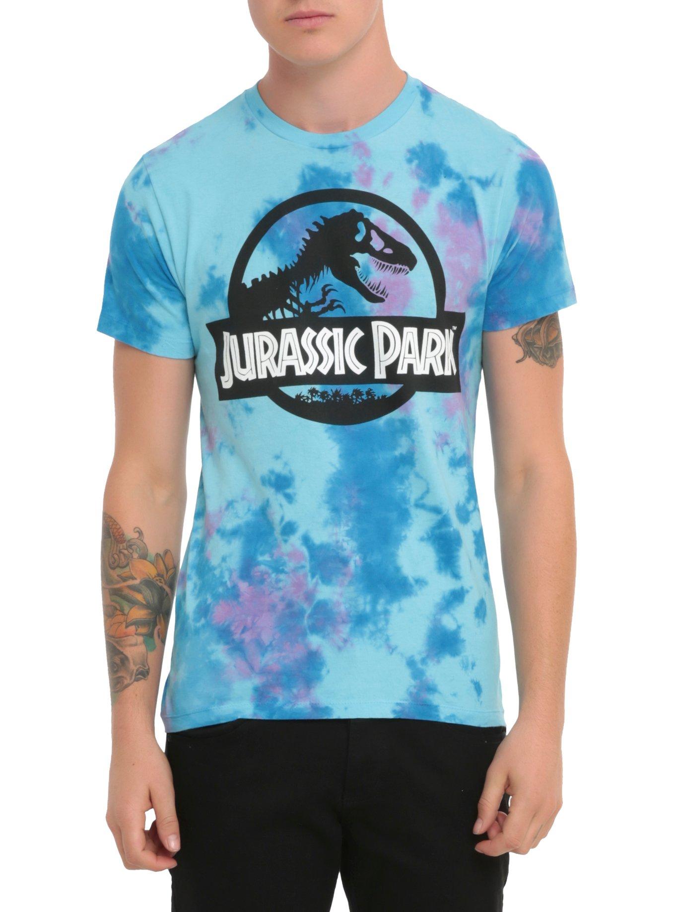 Jurassic Park Tie Dye Logo T-Shirt, , hi-res