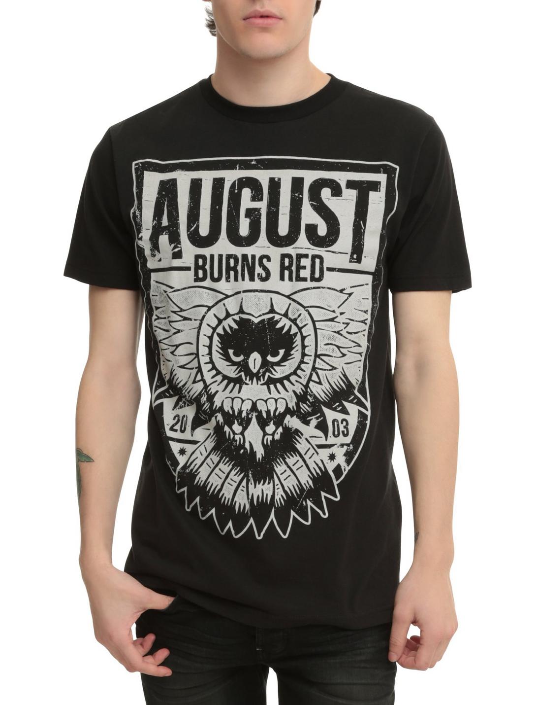 August Burns Red Owl T-Shirt, BLACK, hi-res