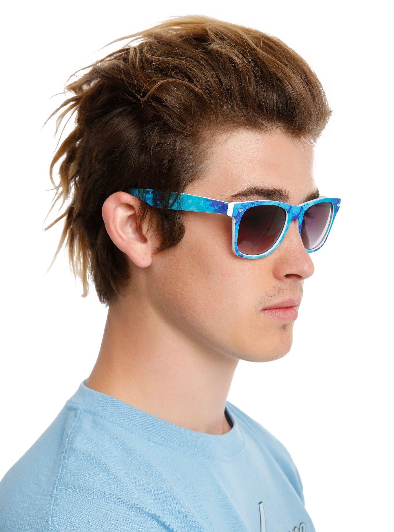Tie Dye Smooth Touch Retro Sunglasses, , hi-res