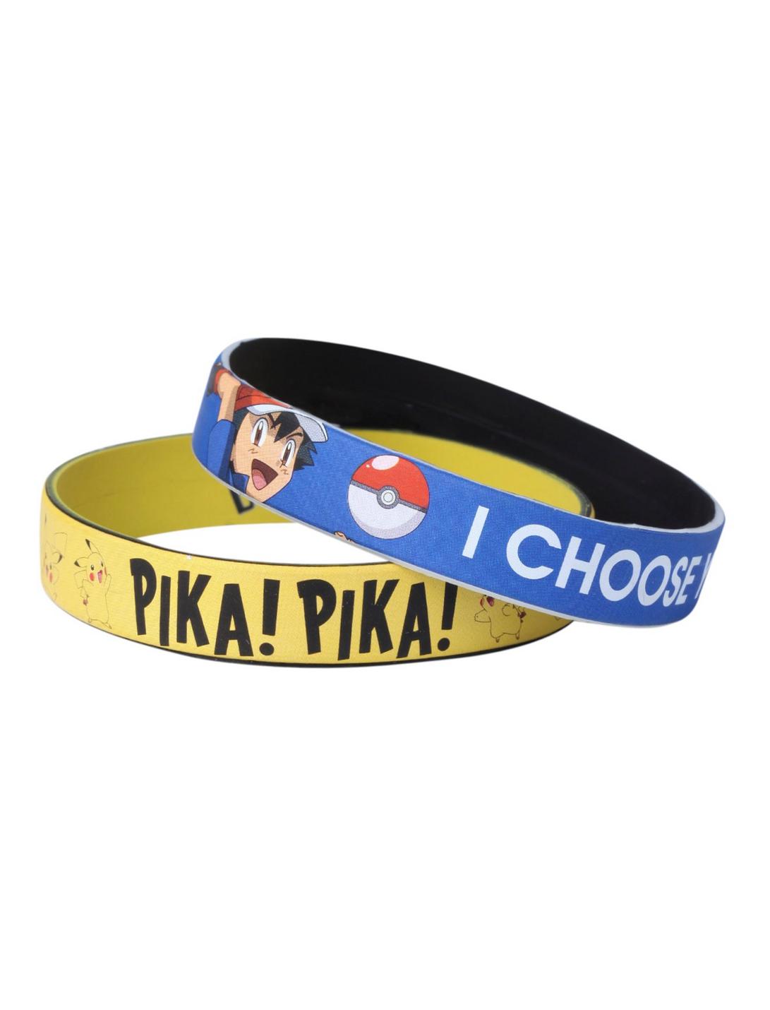 Pokemon I Choose You Rubber Bracelet 2 Pack, , hi-res