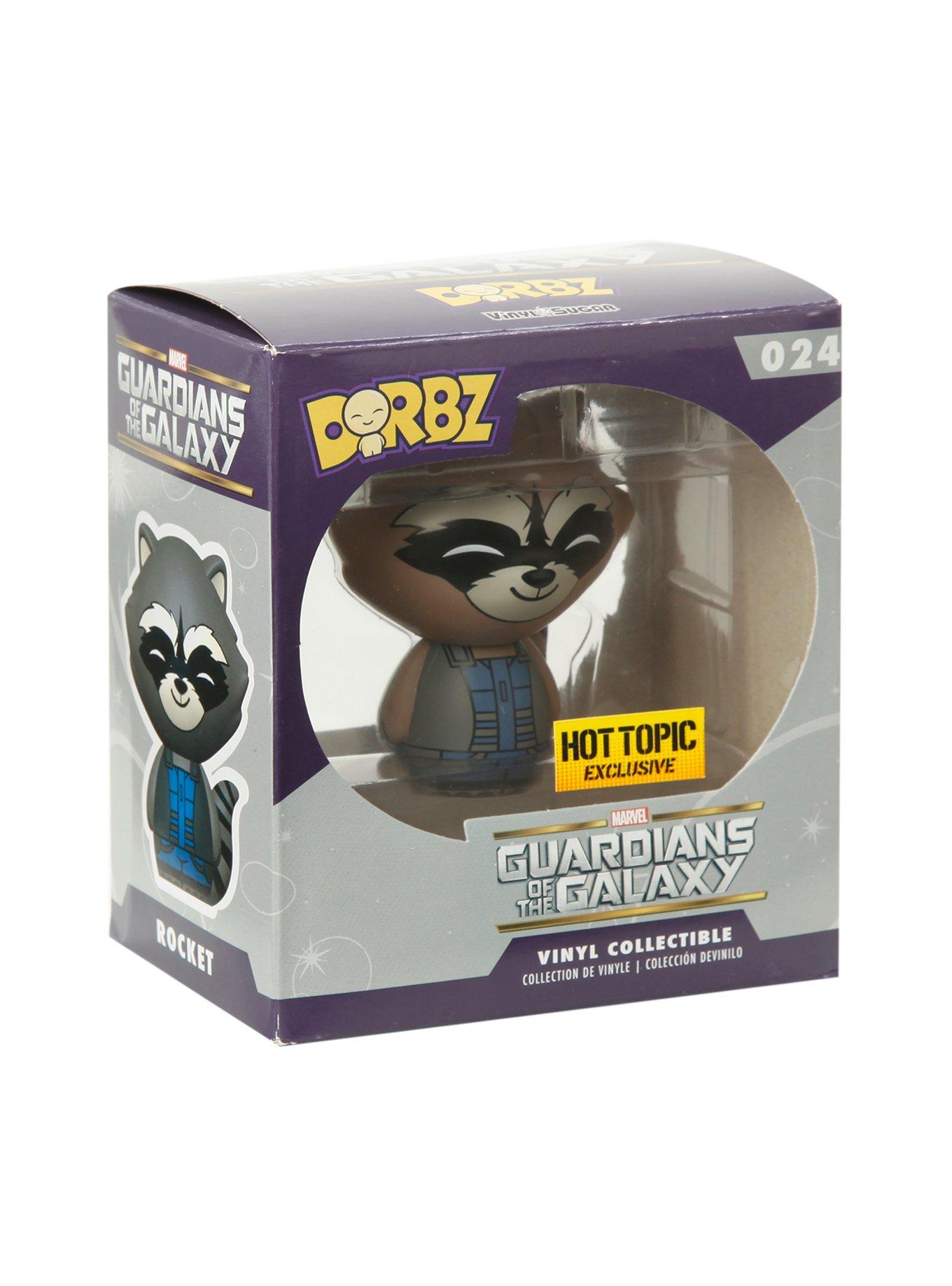 Funko Marvel Guardians Of The Galaxy Dorbz Rocket Raccoon (Blue & Grey) Vinyl Figure Hot Topic Exclusive, , hi-res