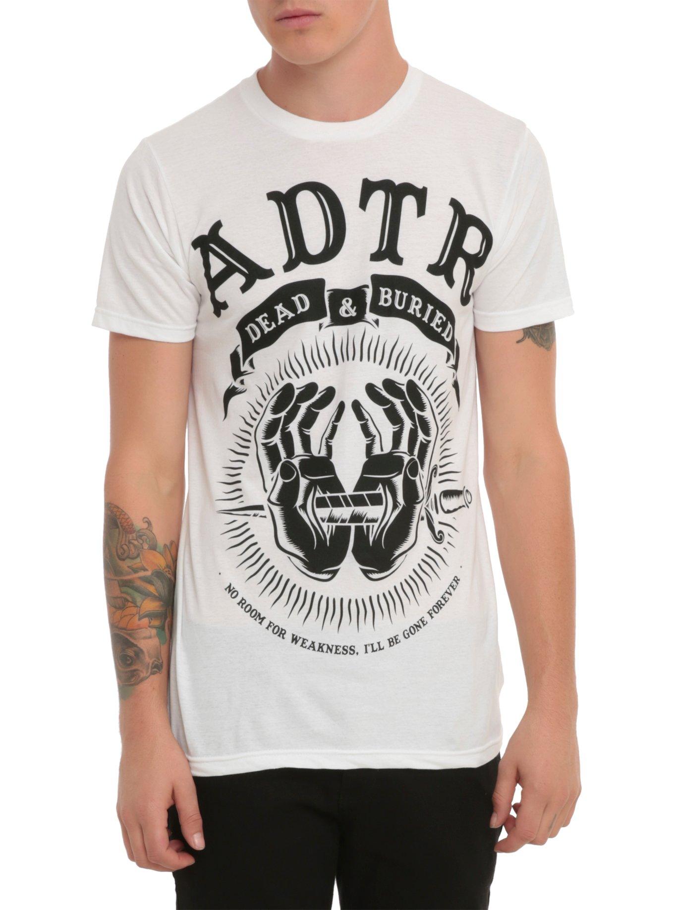 A Day To Remember Dead & Buried T-Shirt, WHITE, hi-res
