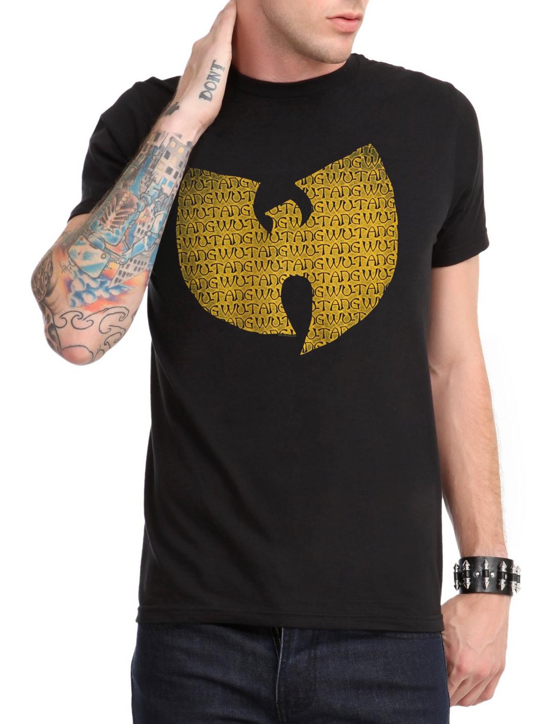 Wu-Tang Clan Logo Fill T-Shirt, BLACK, hi-res