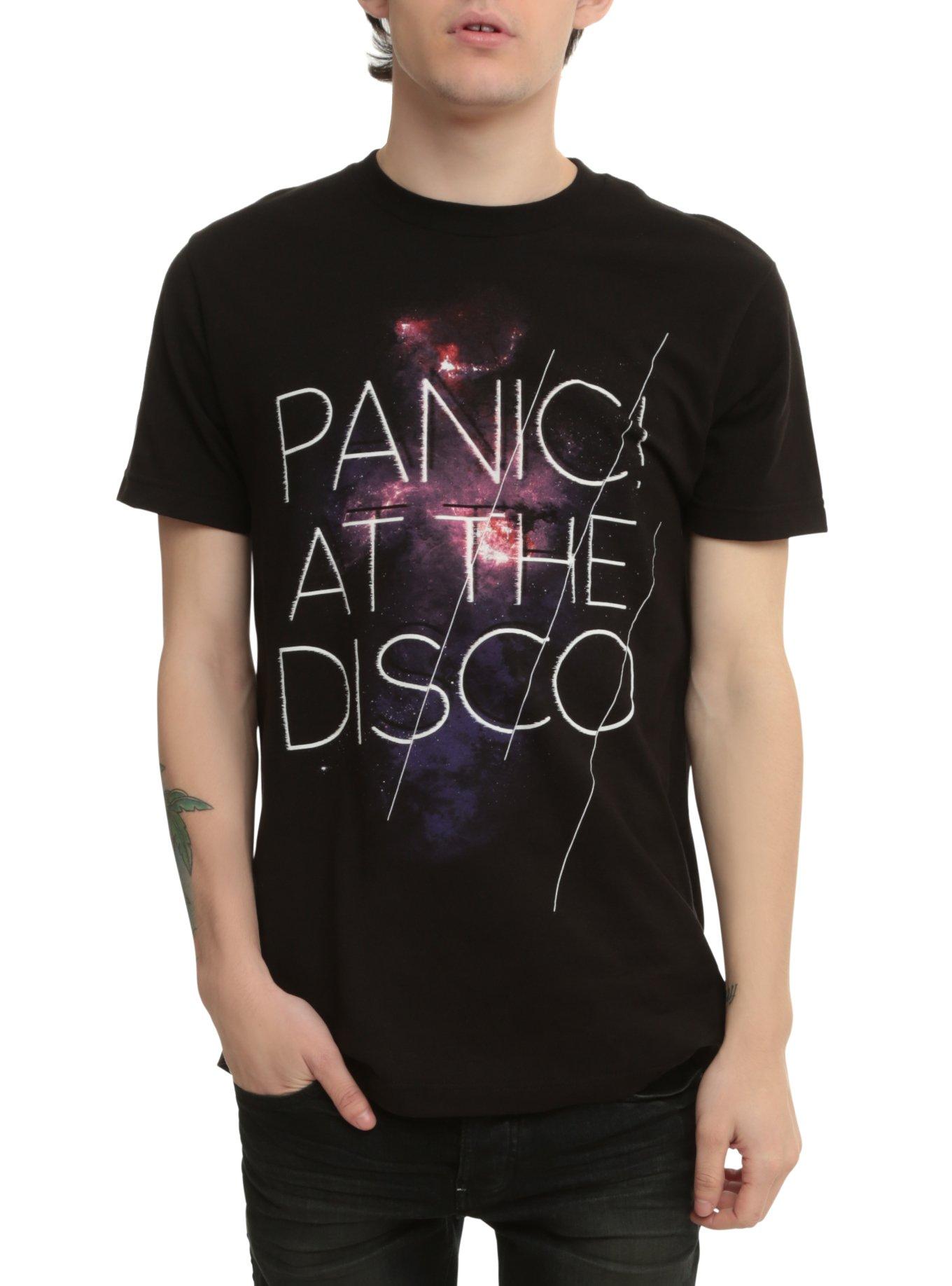 Panic! At The Disco Galaxy Logo T-Shirt, BLACK, hi-res