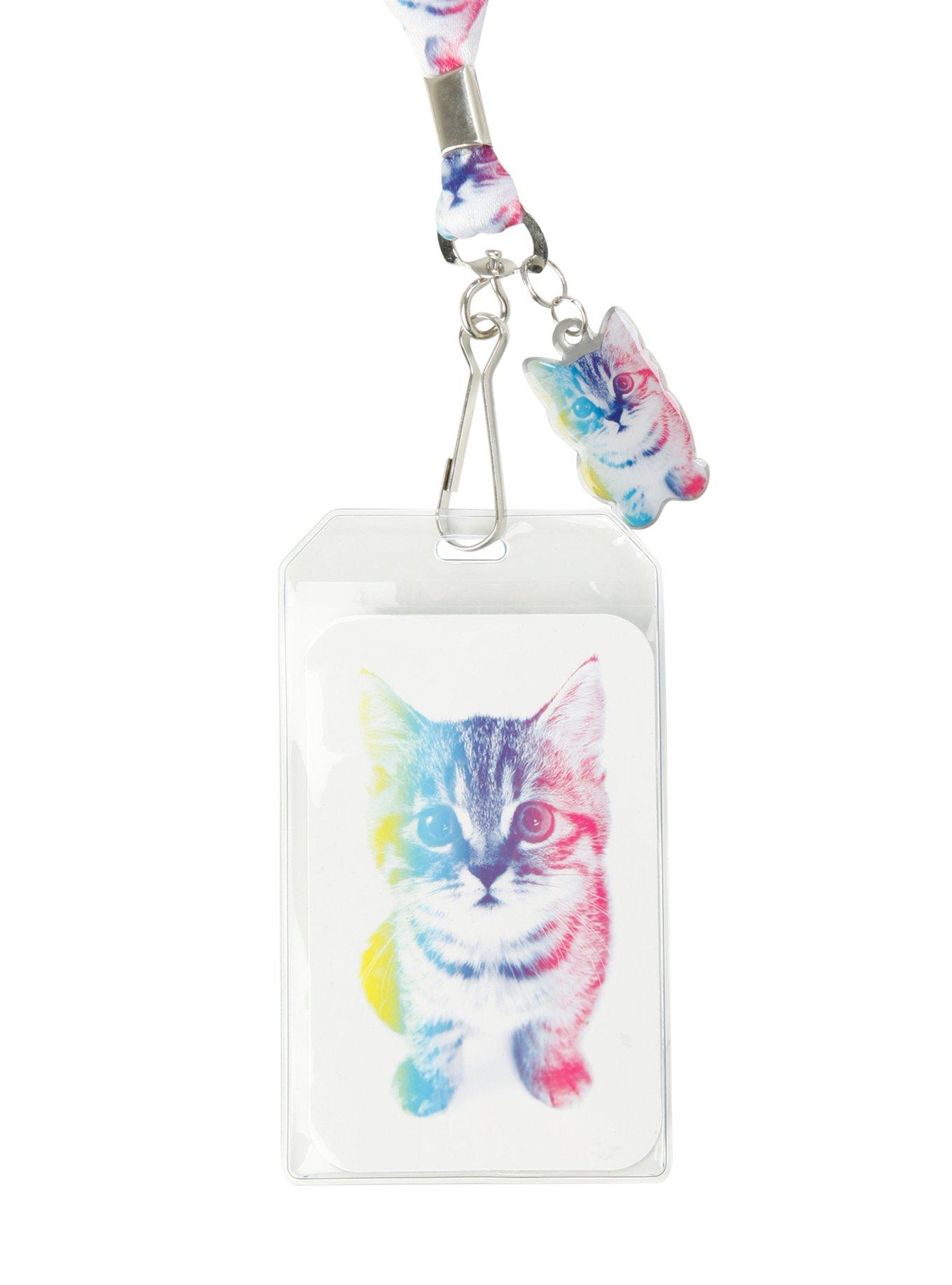 Rainbow Cat Lanyard, , hi-res