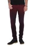 RUDE Red Ombre Super Skinny Jeans, RED, hi-res