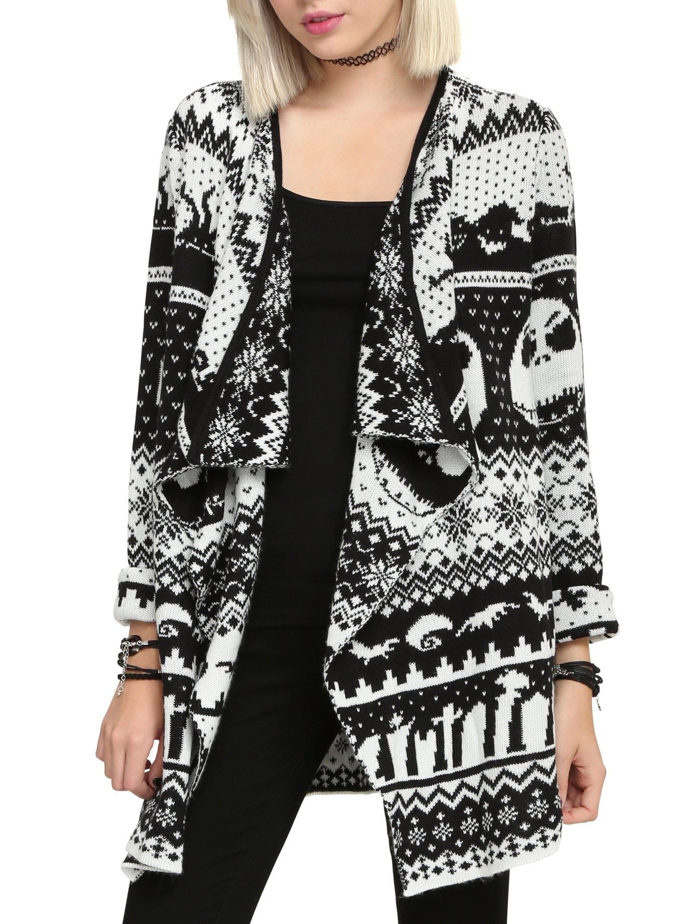 Plus Size - Disney The Nightmare Before Christmas Black Fair Isle