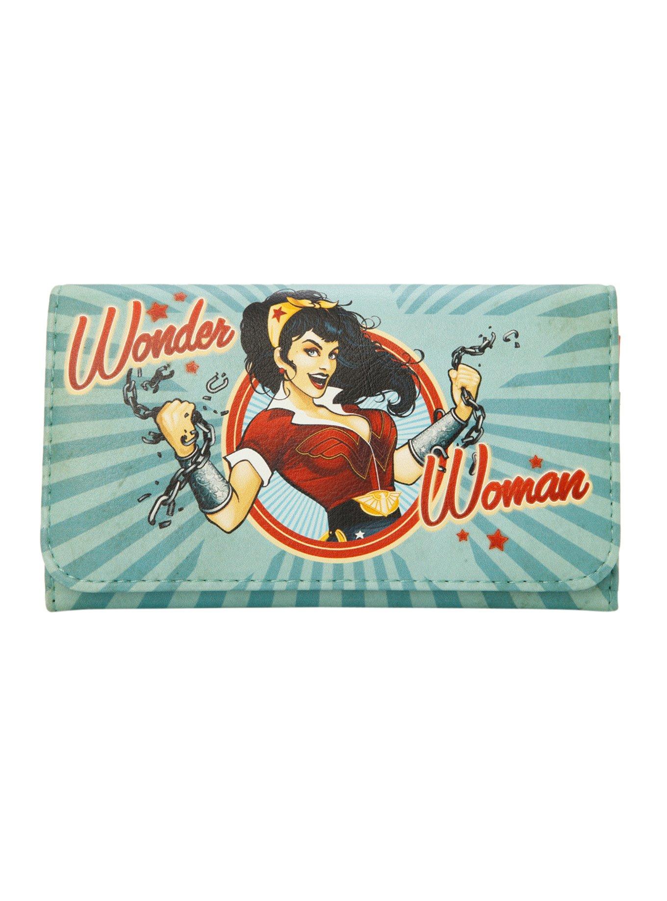 DC Comics Bombshells Wonder Woman Flap Wallet, , hi-res