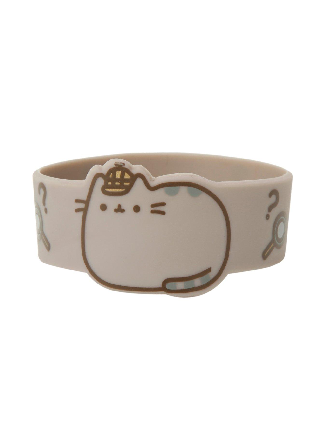 Pusheen Detective Die-Cut Rubber Bracelet, , hi-res