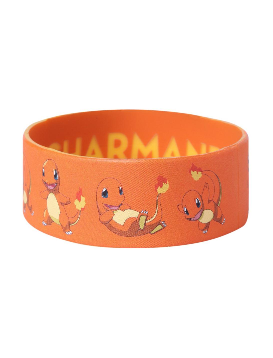 Pokemon Charmander Rubber Bracelet, , hi-res