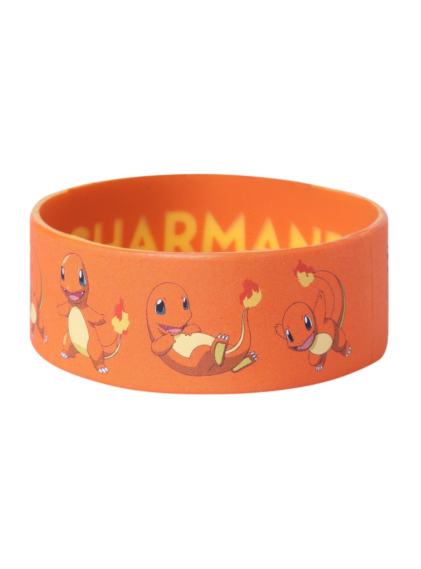 Pokemon Charmander Rubber Bracelet, , hi-res
