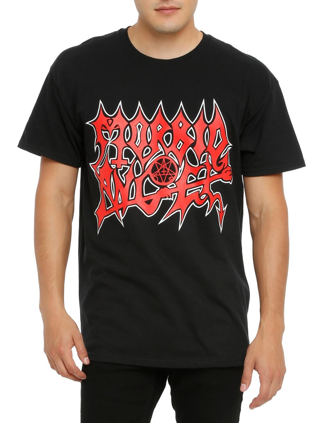 Morbid Angel Logo T-Shirt, BLACK, hi-res