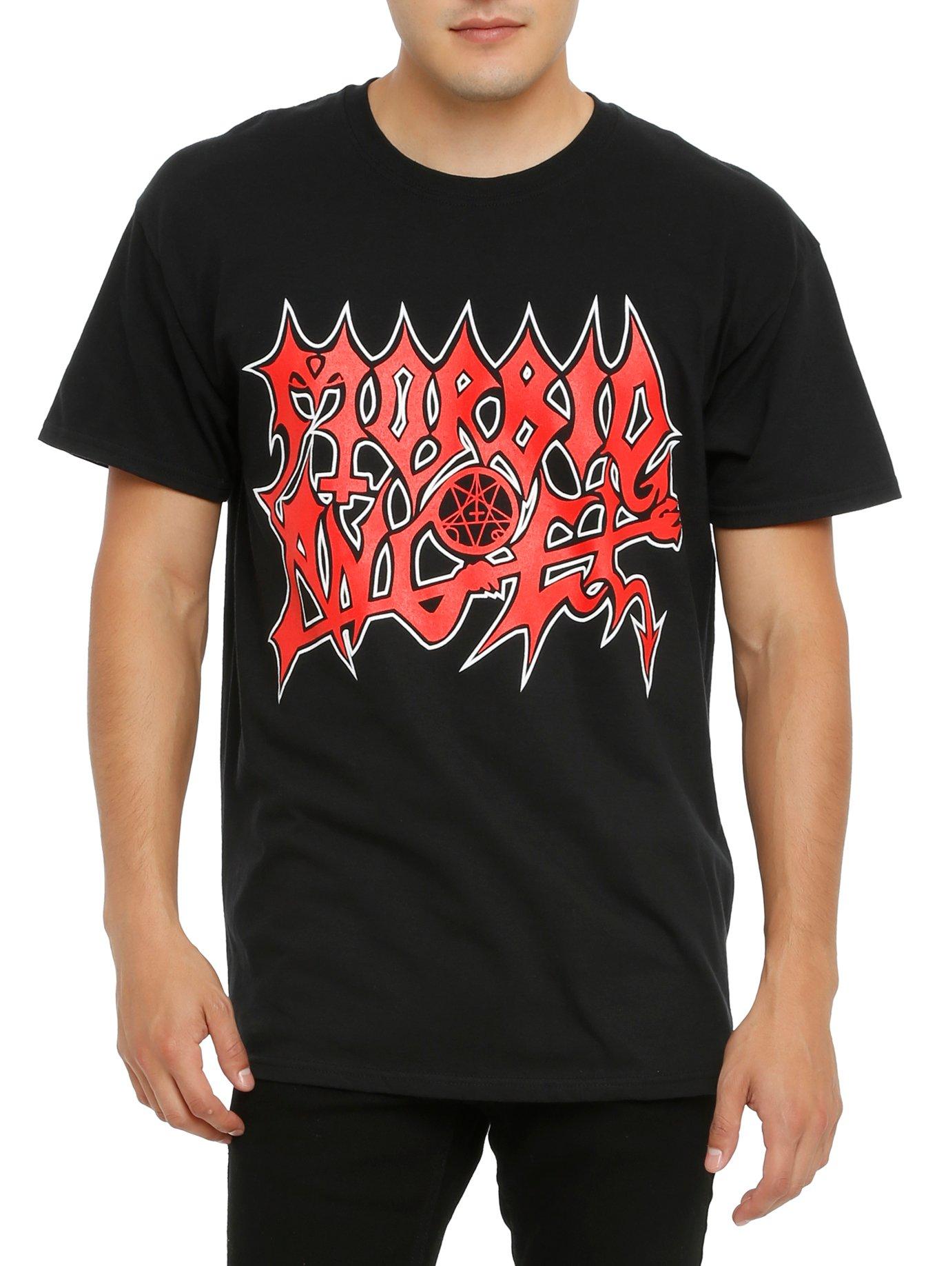 Morbid Angel Logo T-Shirt, BLACK, hi-res