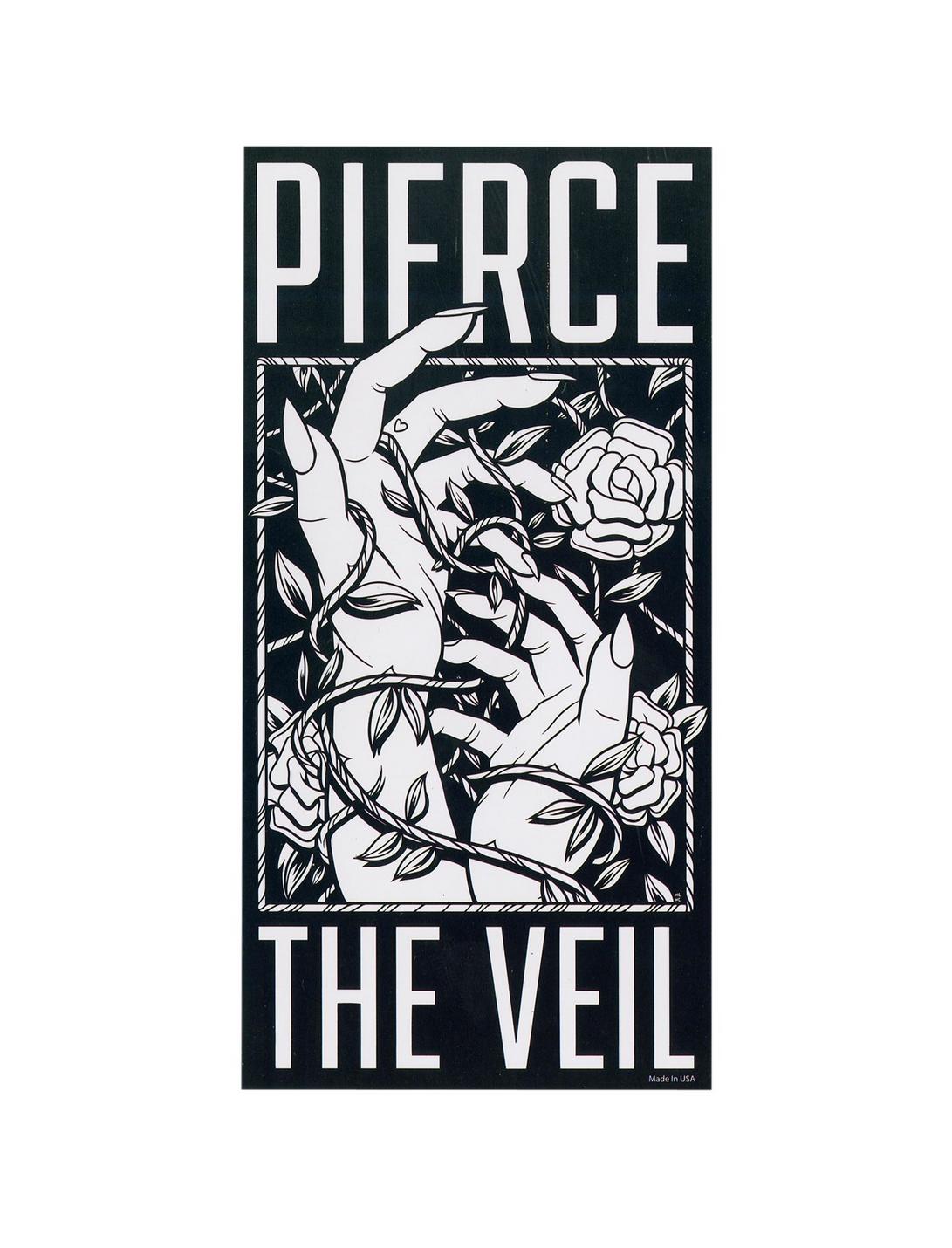 Pierce The Veil Thorn Hands Sticker, , hi-res