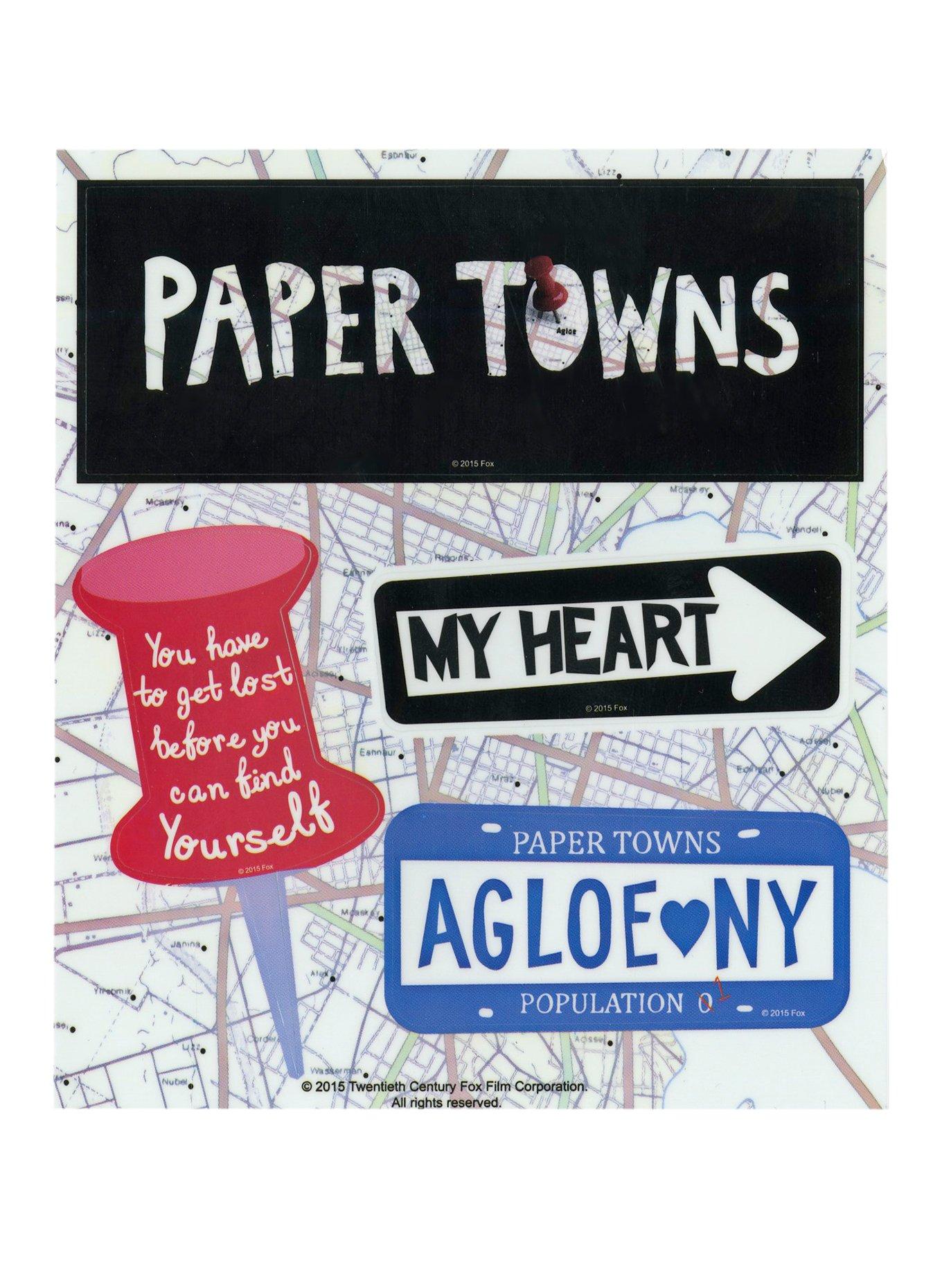 Paper Towns Sticker Sheet, , hi-res