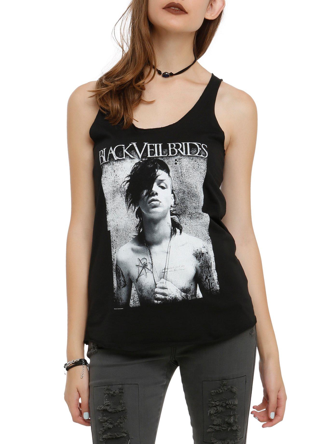 Black Veil Brides Andy Girls Tank Top, BLACK, hi-res