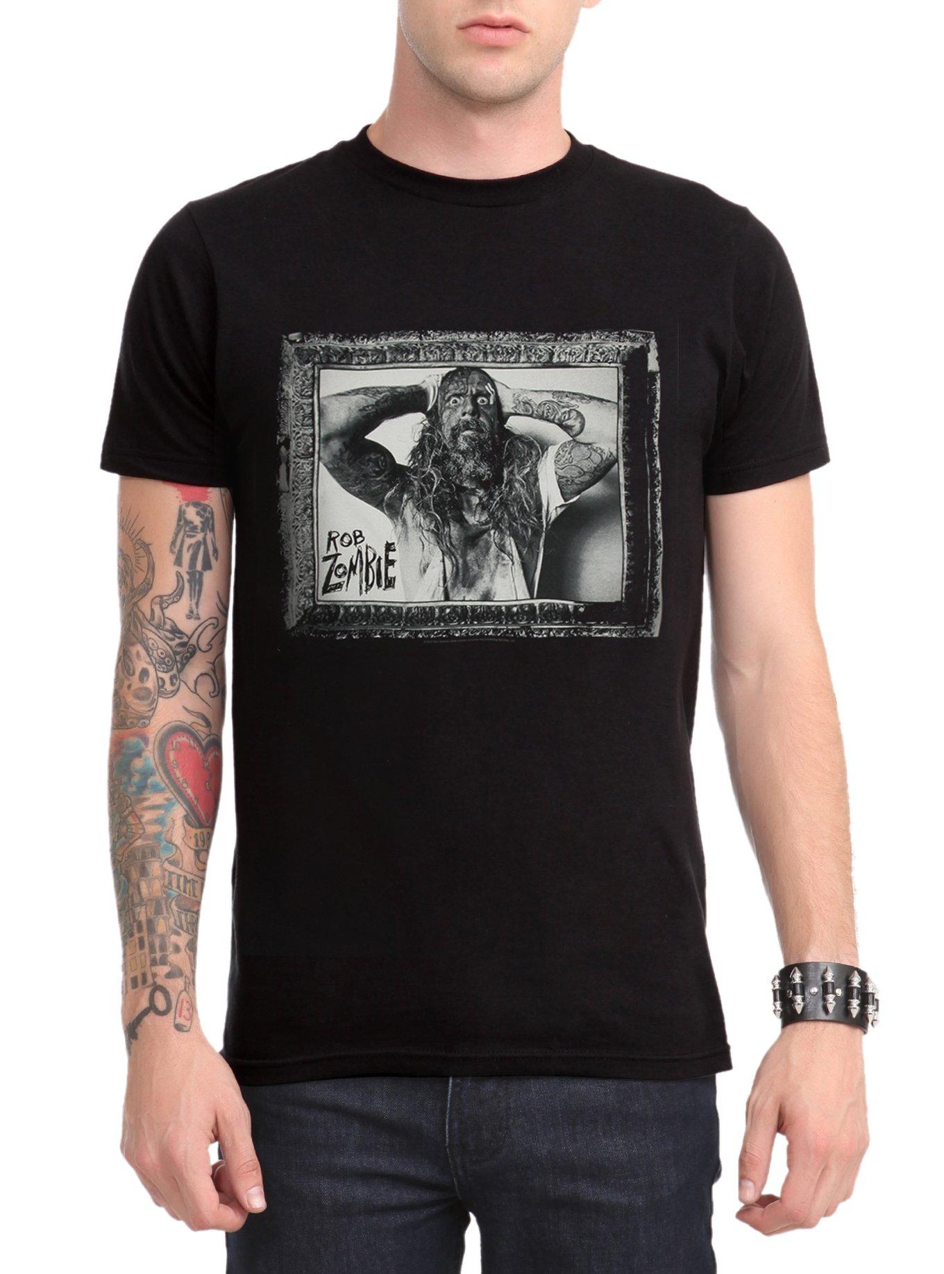 Rob Zombie Portrait T-Shirt, BLACK, hi-res