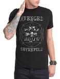 Avenged Sevenfold Circle Chains T-Shirt, BLACK, hi-res
