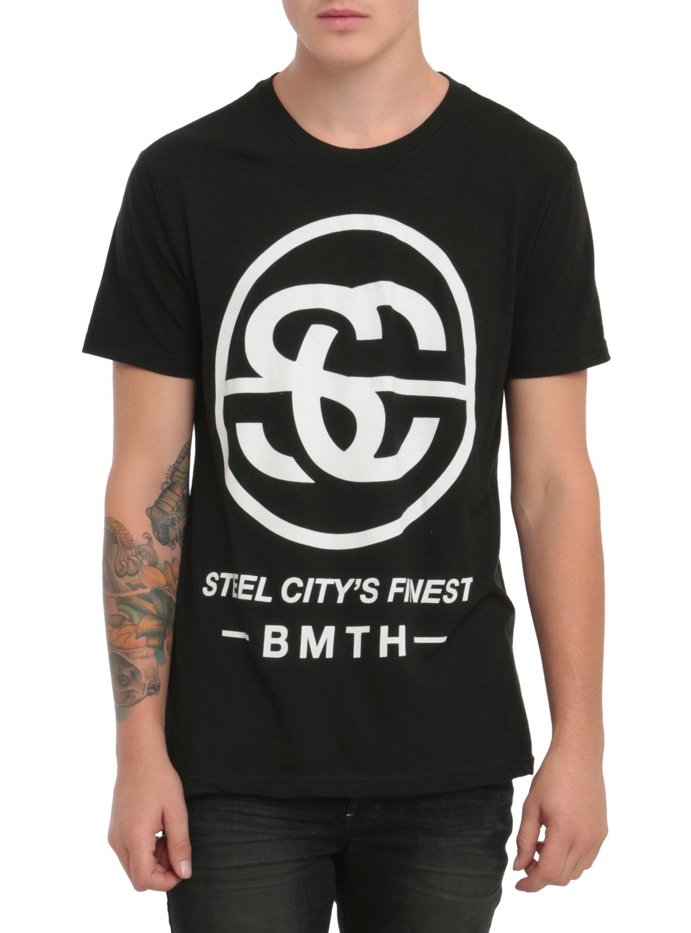 Bring Me The Horizon Steel City T-Shirt, BLACK, hi-res