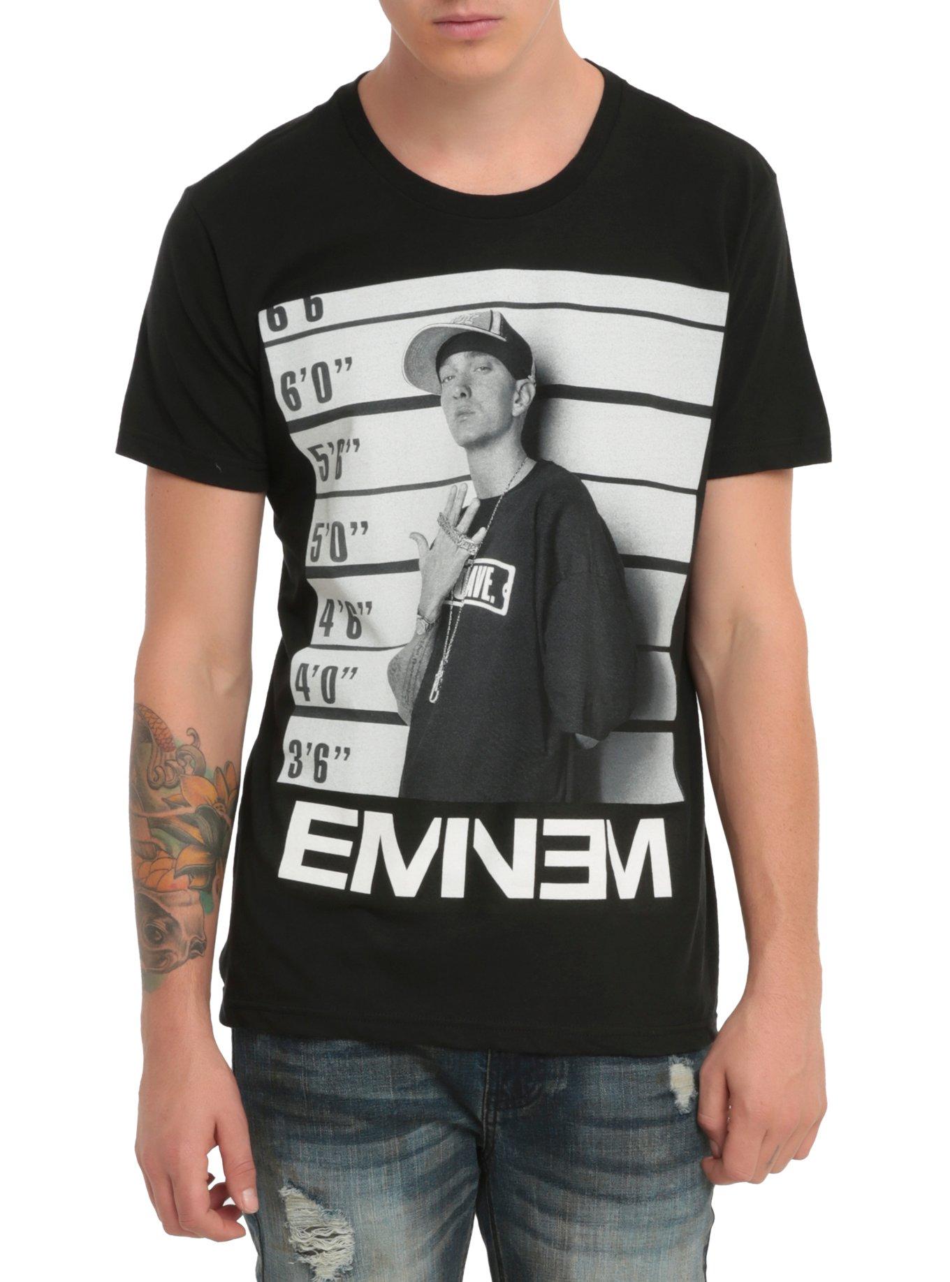 トップス EMINEM THE COLLECTION Game Shirt Official Eminem The Death Of Slim Shady Coup De Grace Signature