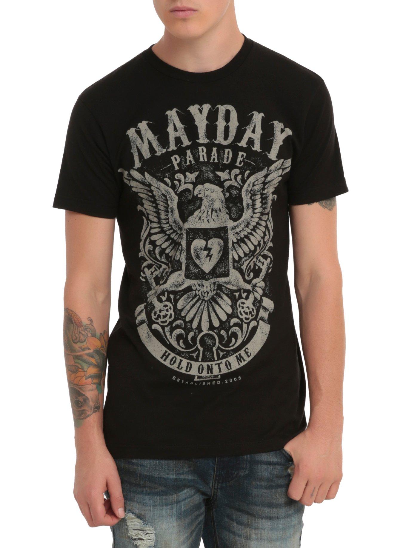 Mayday Parade Hold Onto Me T-Shirt, BLACK, hi-res