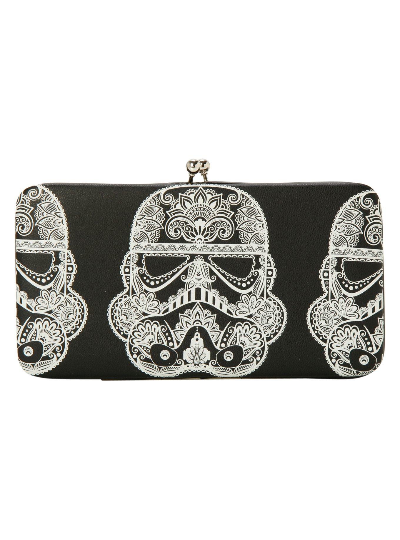 Star Wars Day Of The Dead Stormtrooper Kisslock Hinge Wallet, , hi-res